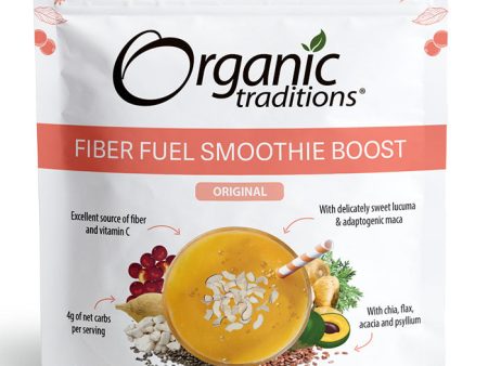 Fiber Fuel Smoothie Boost, Original, 10.6 oz (300 g), Organic Traditions Fashion