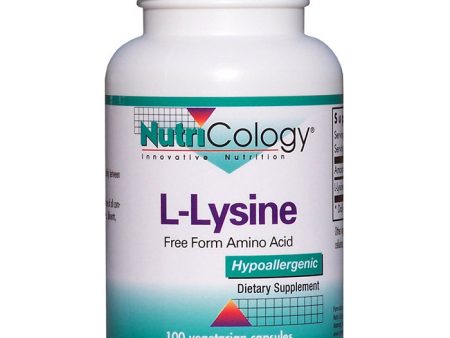 L-Lysine 500mg 100 caps from NutriCology on Sale