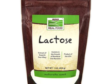 Lactose Milk Sugar, Extract of Sweet and Sour Whey, 1 lb, NOW Foods For Discount