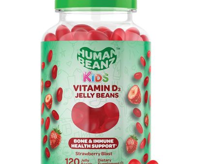 Vitamin D3 Jelly Bean Gummies for Kids, 120 Jelly Beans, Human Beanz Fashion