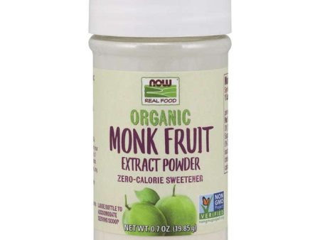 Monk Fruit Extract Powder, Organic, 0.7 oz, NOW Foods For Sale