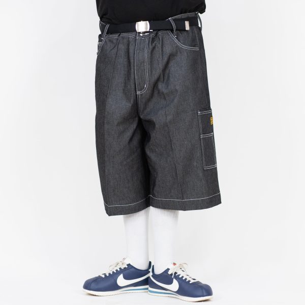 FB County Hard Denim Utility Shorts For Sale