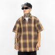 FB County Short Sleeve Checker Zip Shirt - Big & Tall Sizes Cheap