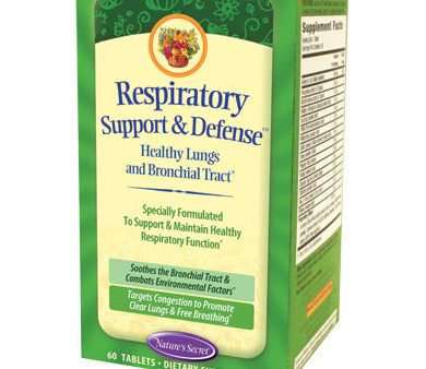 Respiratory Support & Defense, 60 Tablets, Nature s Secret Fashion