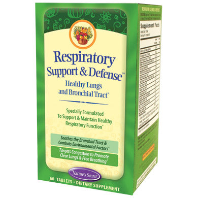 Respiratory Support & Defense, 60 Tablets, Nature s Secret Fashion