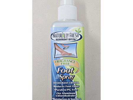 Foot Spray with Soothing Aloe Vera, 4 oz, Naturally Fresh Deodorant Crystal Fashion