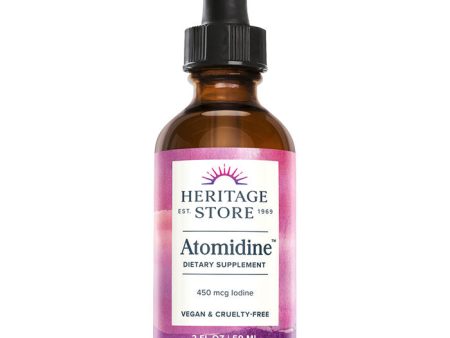 Atomidine Drops, 450 mcg Iodine, Unflavored, 2 oz, Heritage Products Supply