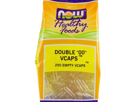 Empty Capsules Vegetarian - Double 00, 250 Veg Capsules, NOW Foods For Cheap