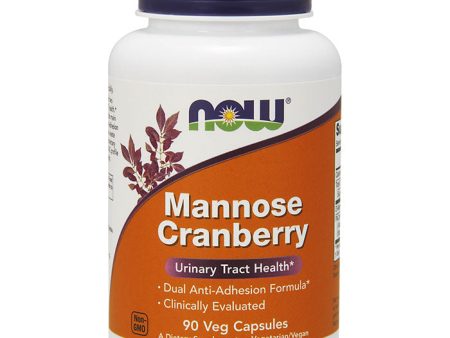 Mannose Cranberry, 90 Vegetarian Capsules, NOW Foods For Discount