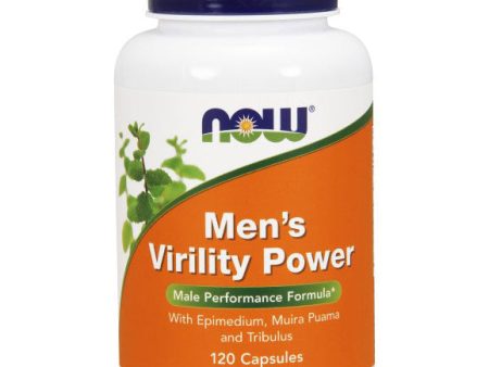 Men s Virility Power, Value Size, 120 Capsules, NOW Foods Fashion