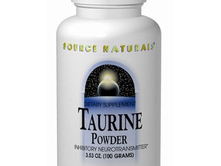 L-Taurine Powder 100gm 3.53 oz from Source Naturals Sale