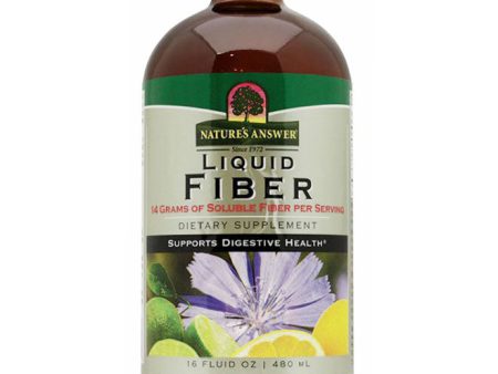 Liquid Fiber, Natural Lemon Lime, 16 oz, Nature s Answer Online Sale