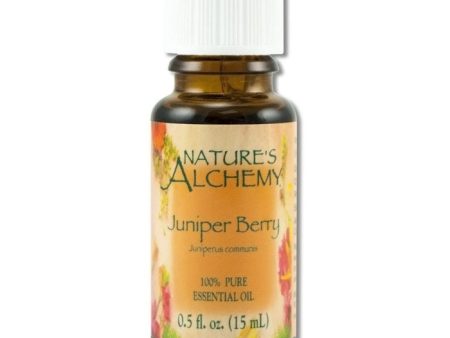 Pure Essential Oil Juniper Berry, 0.5 oz, Nature s Alchemy Online