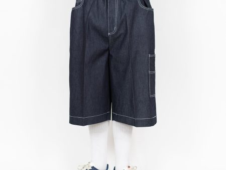 FB County Hard Denim Utility Shorts For Sale