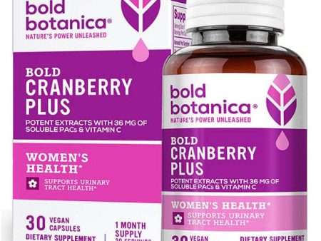 Bold Cranberry Plus, 30 Vegan Capsules, Bold Botanica Online Hot Sale