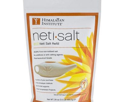 Neti Pot Salt Eco Refill Bag, 1.5 lb, Himalayan Institute Press For Cheap