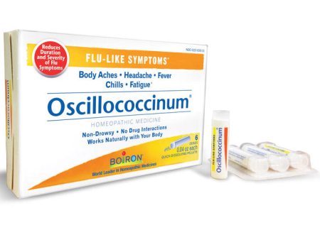 Oscillococcinum, Flu-Like Symptoms, 6 Doses, Boiron Fashion