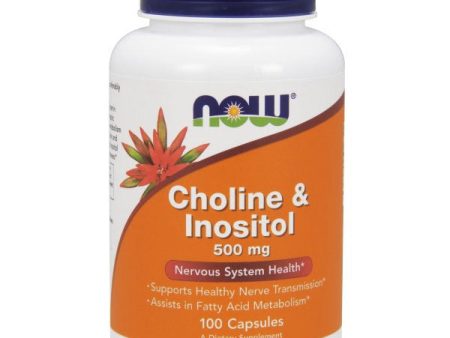 Choline & Inositol 250mg 100 Caps, NOW Foods on Sale