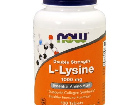 L-Lysine 1000 mg, 100 Tablets, NOW Foods Discount