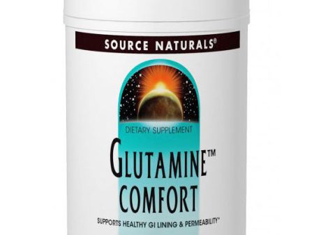 Glutamine Comfort Powder, Value Size, 8 oz, Source Naturals Discount