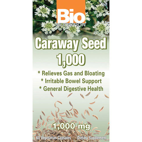 Caraway Seed 1000 mg, 60 Vegetarian Capsules, Bio Nutrition Inc. Fashion