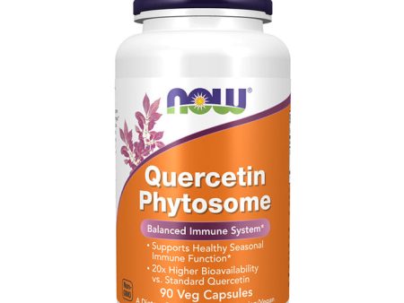 Quercetin Phytosome, Balanced Immune System, 90 Veg Capsules, NOW Foods on Sale