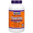 Taurine Double Strength, 1000 mg, 250 Capsules, NOW Foods For Cheap