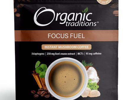 Focus Fuel Instant Mushroom Coffee, 5 oz (140 g), Organic Traditions Discount