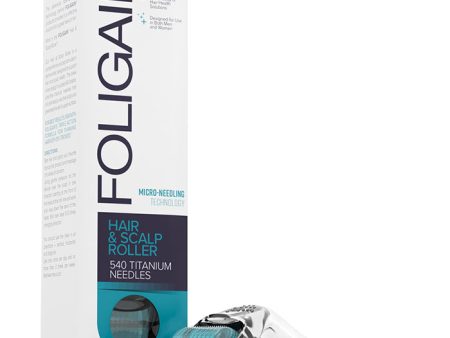 Hair & Scalp Roller with 540 Titanium Needles, 1 pc, Foligain Supply