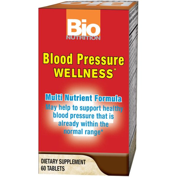 Blood Pressure Wellness, 60 Tablets, Bio Nutrition Inc. Online now