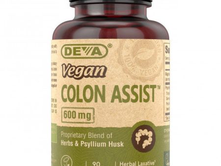 Vegan Colon Assist, 90 Tablets, Deva Nutrition Online Hot Sale