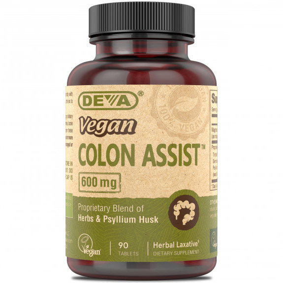 Vegan Colon Assist, 90 Tablets, Deva Nutrition Online Hot Sale