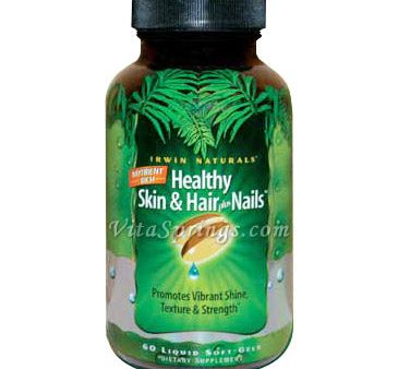 Nutrient Rich Healthy Skin & Hair plus Nails, 60 Liquid Soft-Gels, Irwin Naturals Cheap