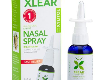 Xylitol and Saline Nasal Spray, 1.5 oz Measured Pump, Xlear (Xclear) Cheap