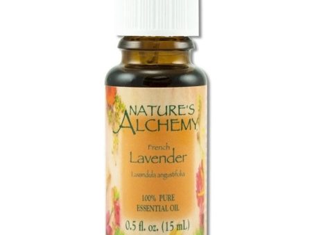 Pure Essential Oil Lavender French, 0.5 oz, Nature s Alchemy For Sale