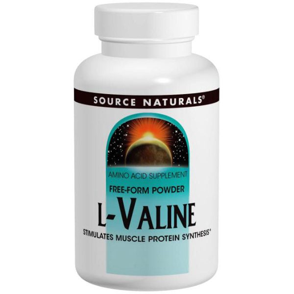 L-Valine Powder, 3.53 oz (100 g), Source Naturals Discount