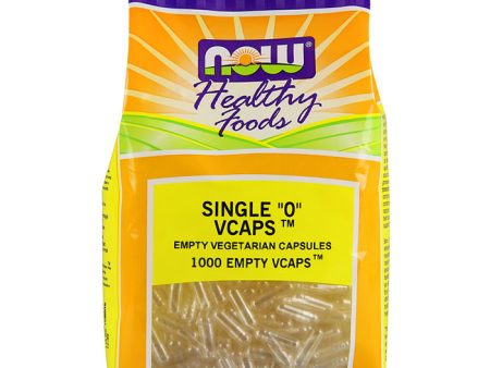 Empty Capsules Vegetarian - Single 0, Value Size, 1000 Veg Capsules, NOW Foods Discount