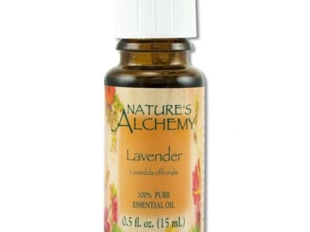 Pure Essential Oil Lavender, 0.5 oz, Nature s Alchemy Online Sale