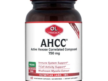 AHCC 750mg, 60 Capsules, Olympian Labs Discount