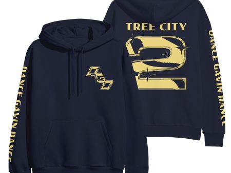 Chrome Navy Hoodie Hot on Sale