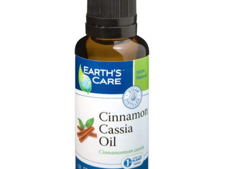 100% Natural & Pure Cinnamon Cassia Oil, 1 oz, Earth s Care For Sale