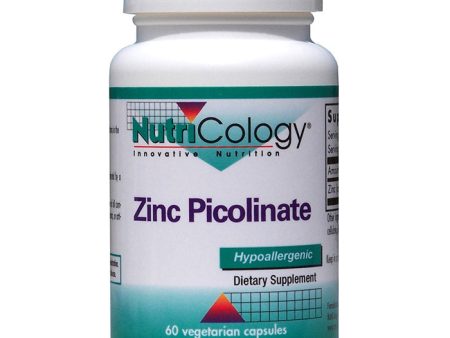 Zinc Picolinate 25mg 60 caps from NutriCology Discount