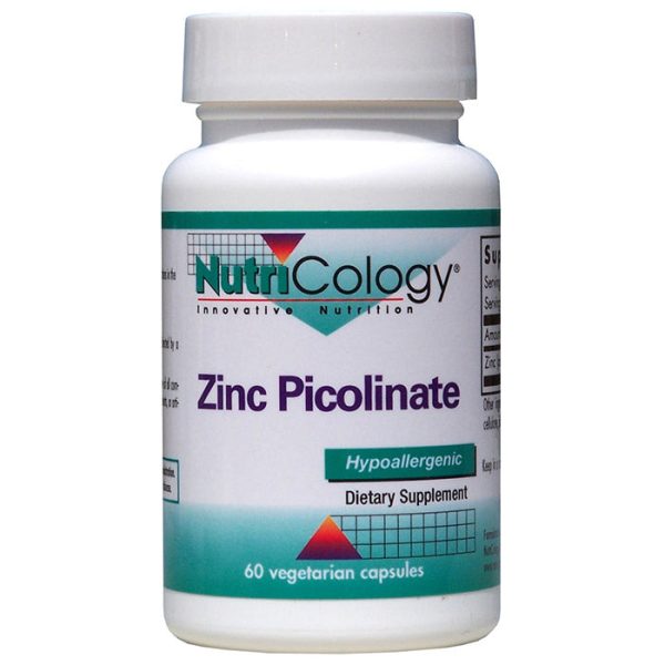 Zinc Picolinate 25mg 60 caps from NutriCology Discount