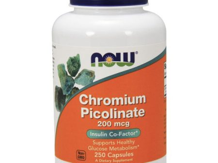 Chromium Picolinate 200mcg 250 Caps, NOW Foods Cheap