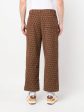 Graphic-Print Corduroy Trousers Online Hot Sale