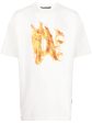 Burning Monogram-Print T-Shirt Cheap