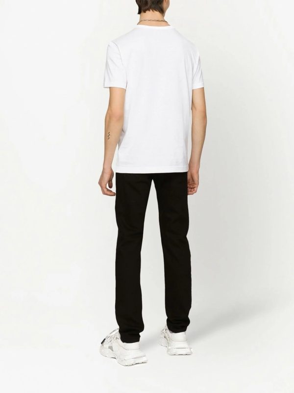 Logo-Tag Cotton T-Shirt Online Sale