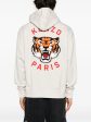 Lucky Tiger Logo-Embroidered Hoodie Online Hot Sale