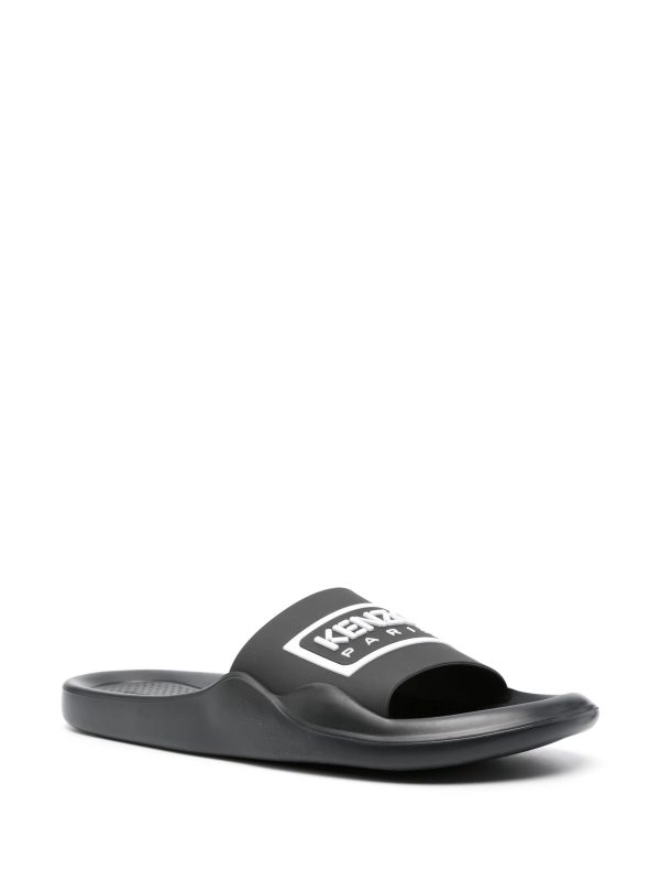 Pool Logo-Embossed Slides Hot on Sale