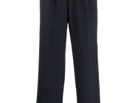 Checked Straight-Leg Trousers Sale